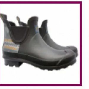 Pendleton Chelsea Rainboots Black Women Size 8